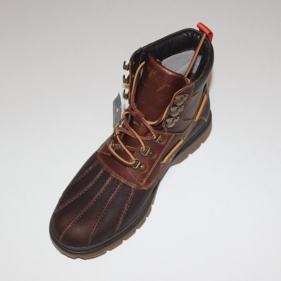 SPERRY MEN\'S WATERTOWN BROWN WATERPROOF LEATHER LACE UP BOOT main image 7